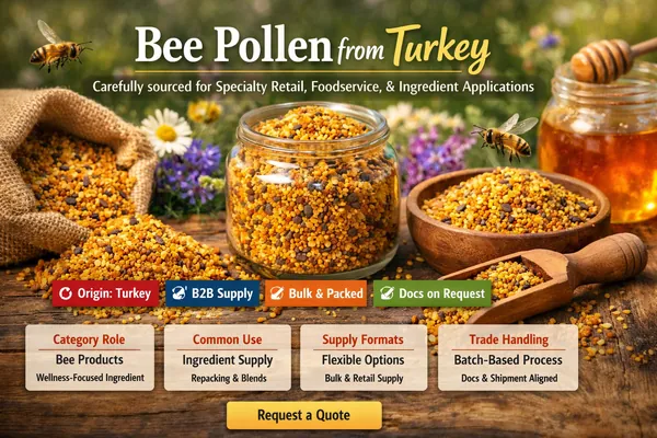 Bee Pollen granules supply from Turkey