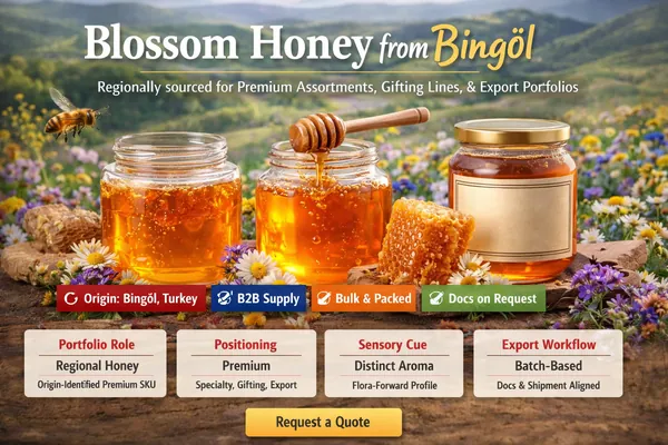 Blossom Honey from Bingöl honey supply